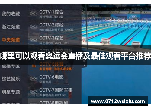 哪里可以观看奥运会直播及最佳观看平台推荐